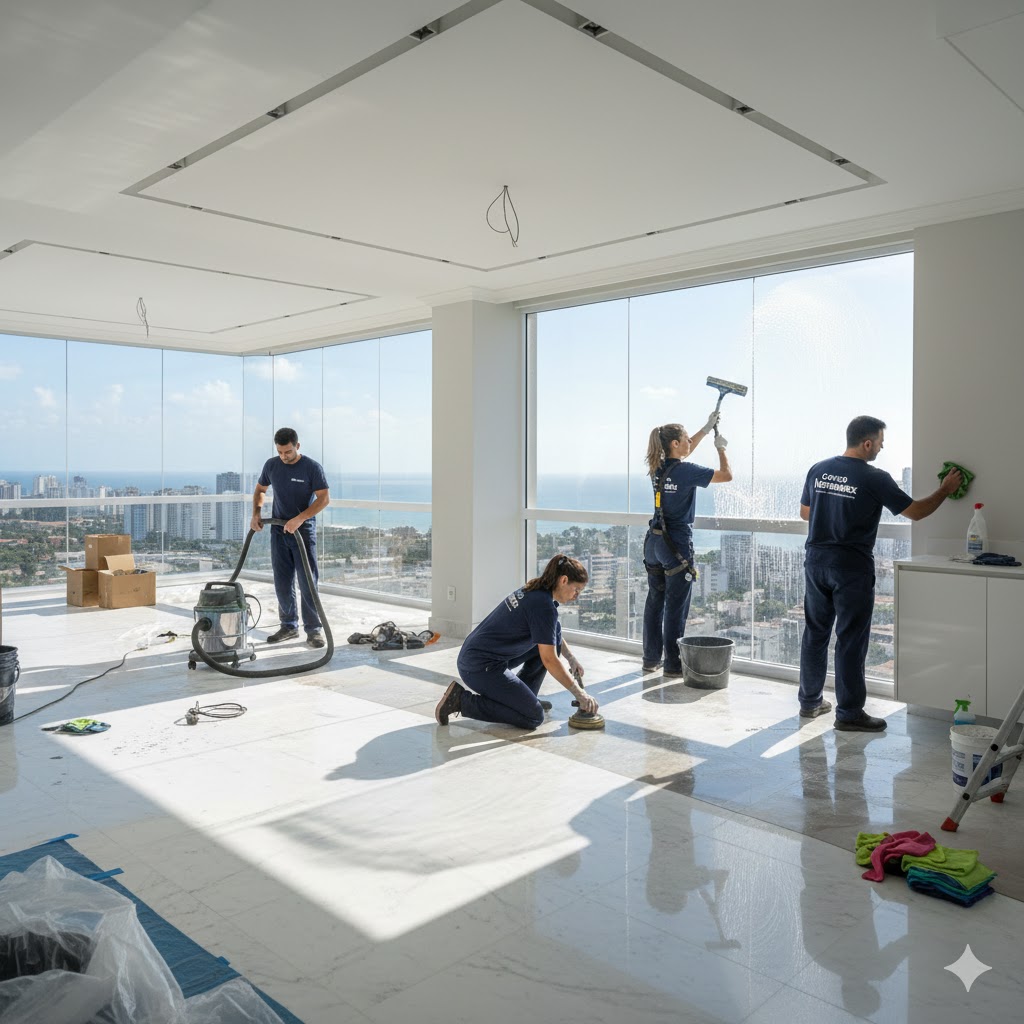 limpeza pós-obra em Salvador